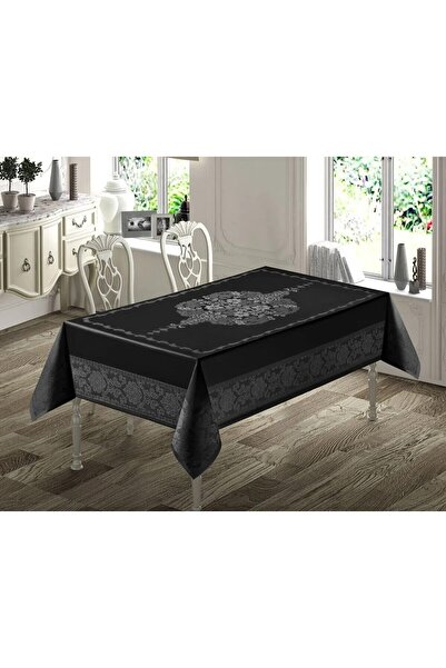 DENİZLİ ÇEYİZ مفرش طاولة جاكار فاخر جامبو