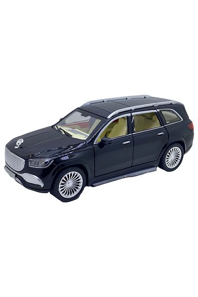 JPT Mercedes Benz GLS600 black model 1:24 sound, lights, opens everything
