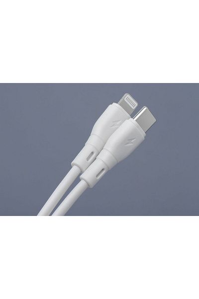 REDz Accessories Type-c To Lightning Charging Cable, 2.4a, 27w, Pj72-18-3, 1m, White