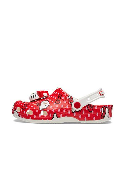 Crocs Hello Kitty Red Classic Clog Women's Daily Slippers 210575-90H Red