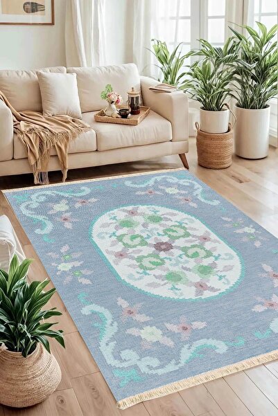 Markaev Rose Baskılı Dokuma Taban Halı 140 YNG