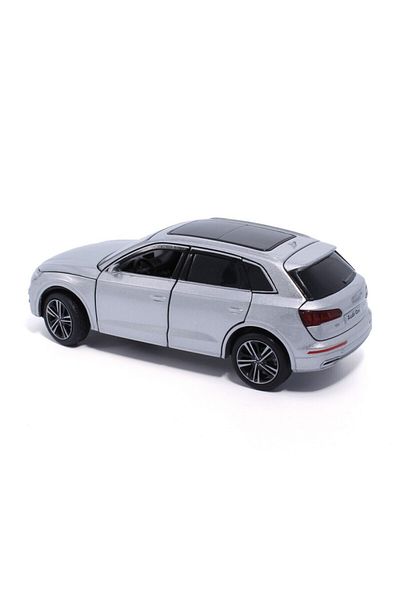 JPT Audi Q5 1/32 silver Tayumo model opens all doors, hood and trunk
