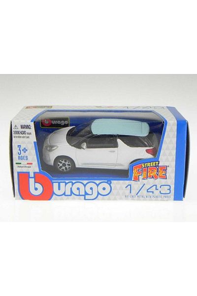 JPT Model Bburago citroen ds3, white/blue 1/43