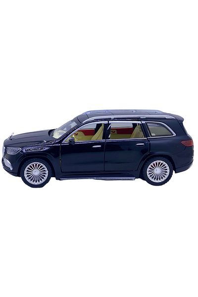 JPT Mercedes Benz GLS600 black model 1:24 sound, lights, opens everything