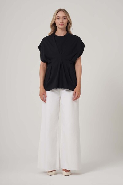 UTOPIAN Oversize Sıfır Yaka Tshirt