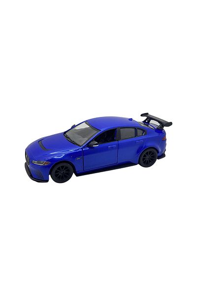 JPT 2018 Jaguar XE SV Project 8 1/36 blue metal model