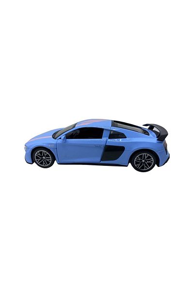 JPT Blue Audi R8 replica model with sounds and lights, 1:32 scale