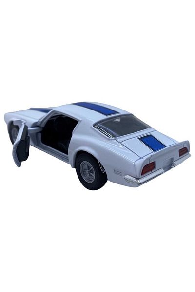 JPT Model 1972 Pontiac Firebird trans-am, white/blue stripes