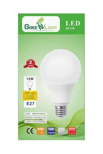 rexa GREEN LIGHT Led Bulb Yellow 12 WATT E27 1240 LUMEN