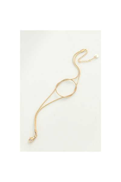 maarketim 316L Steel Gold Color Knot Model Bracelet