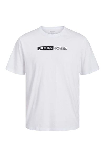 Jack & Jones Tricou JACK &JONES Corp Logo - 12233999-White