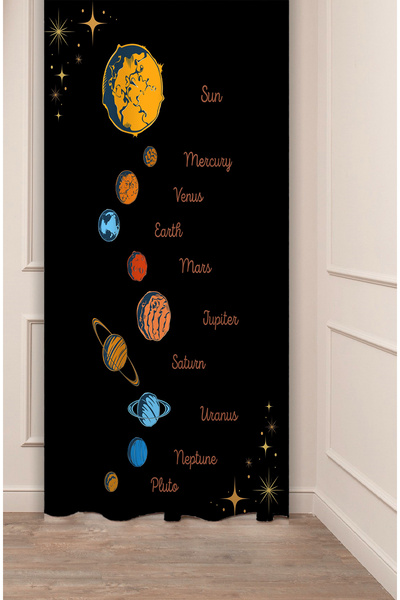 GREENDECOR Planet Names Space Stars Mars Bohemian Custom Design Digital Print...