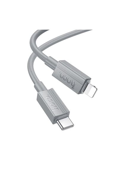 REDz Accessories Charging Cable Type-c To Lightning, Fast Charge, Pd, 27w, Hoco X107, 1m, Gray