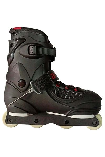 KCMN Avessa Pta4000 Professional Abec 5 Roller Skates Silicone Wheel Skates Black