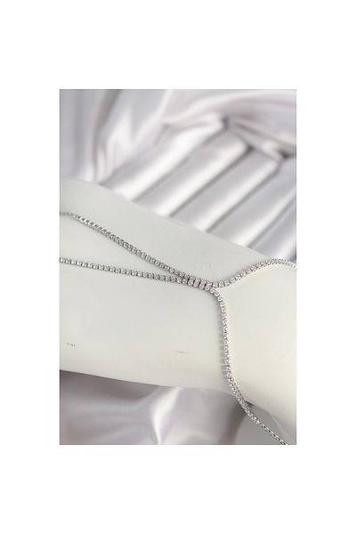 maarketim Brass Silver Color Waterway Zircon Stone Women's Shahmeran