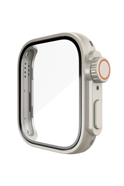 REDz Accessories Case With Screen Protector, Glass For Huawei Watch Fit 3, Ultra Watch Look, Starlight