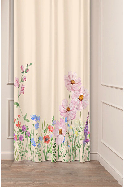 GREENDECOR ستارة خلفية أنيقة بتصميم بوهيمي على شكل زهور وأوراق ديزي باستيل بت...