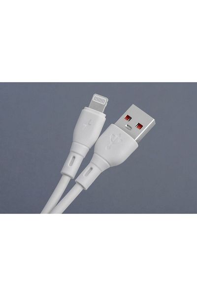 REDz Accessories Usb A To Lightning Charging Cable, 2.4a, Bluestar Pj68-24-2.4, 1m, White
