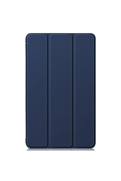 REDz Accessories Husă de protecție rezistentă la șocuri pentru Samsung Galaxy Tab A9, aspect piele, pliabilă, albastru marin
