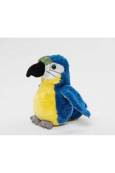 JPT Macaw parrot plush toy 15cm