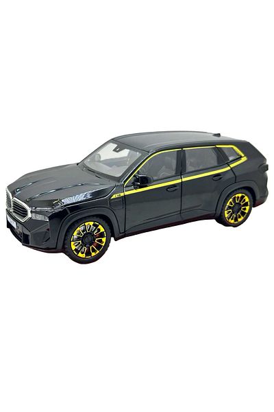JPT BMW XM Die-Cast SUV Model 1:24 Black -sounds, lights and spring- 20cm