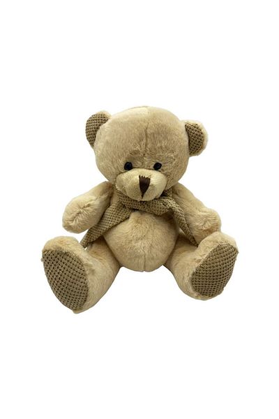 JPT Light brown teddy bear Maxi baptism candle