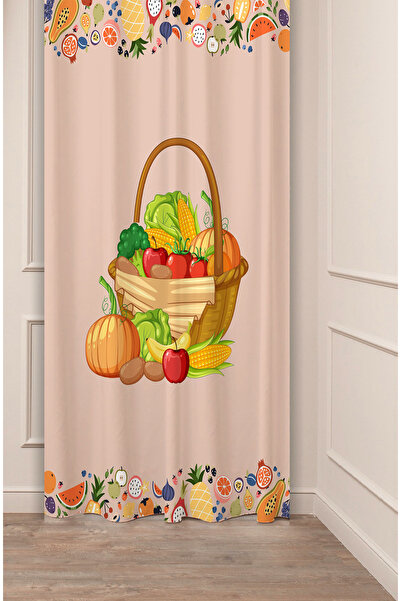 GREENDECOR الفاكهة والخضروات والأناناس والمانجو كريم تصميم خاص مطبوع رقميًا (...