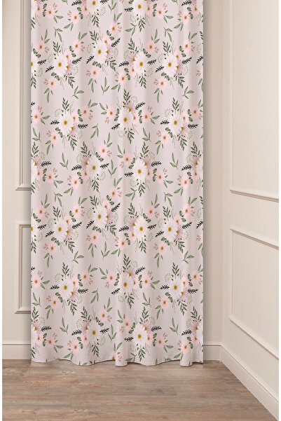 GREENDECOR ستارة خلفية أنيقة بتصميم بوهيمي على شكل زهور وأوراق ديزي باستيل بت...