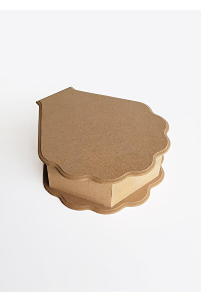 Ahşap Ham Mdf, Boyanabilir Midye Dekoratif Kutu, çocuk kutusu, takı kutusu