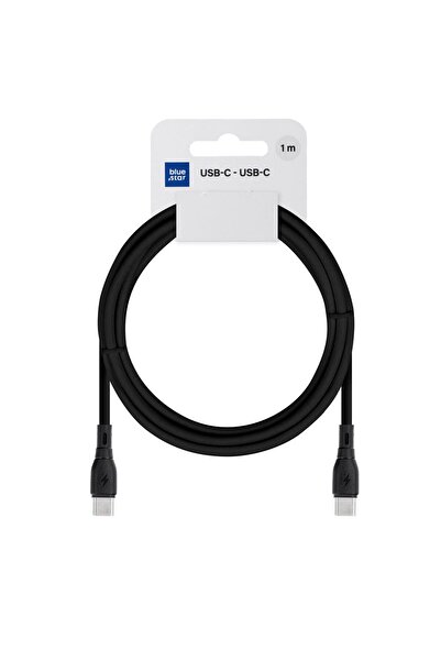 REDz Accessories Cablu de încărcare Type-C la Type-C, 3A, 60W, BlueStar PJ73-13-3, 1m, Negru