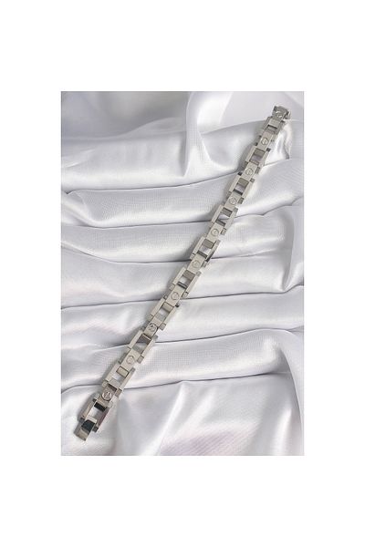 maarketim 316L Steel Silver Color Unisex Bracelet
