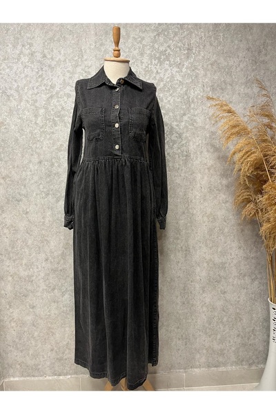 Rita 25Y61540 ELBİSE KOT ÖNÜ CEPLİ ANTRASİT