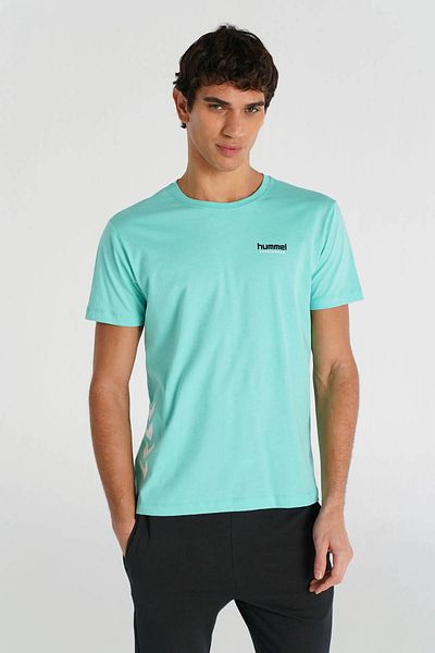 hummel Ανδρικό T-shirt Member Mint Yeşili 912141-9951