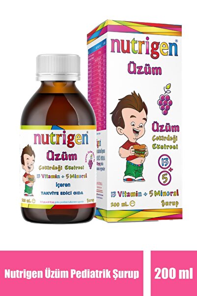 Seddar Collection Nutrigen Üzüm Pediatrik Şurup 200 ml