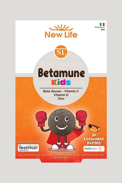 Seddar Collection New Life Betamune Kids 30 Soft Capsules