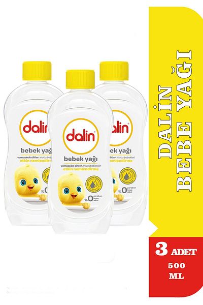 Dalin Baby Oil 500 ml 3 Pieces