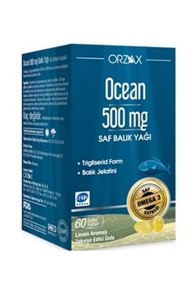 Seddar Collection Ocean omega 3 fish oil 500 mg 60 capsules