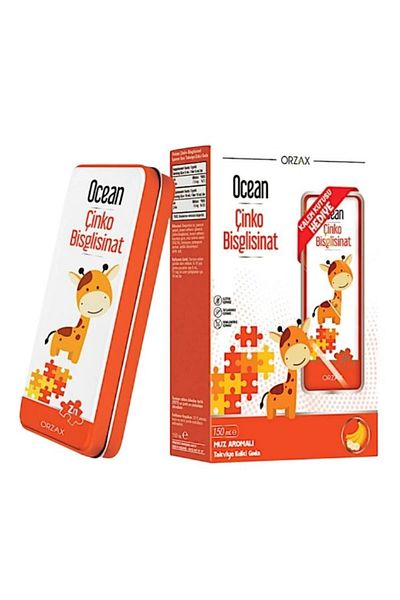 Ocean Zinc Bisglycinat Banana Flavored 150 ml + Pen Box Gift