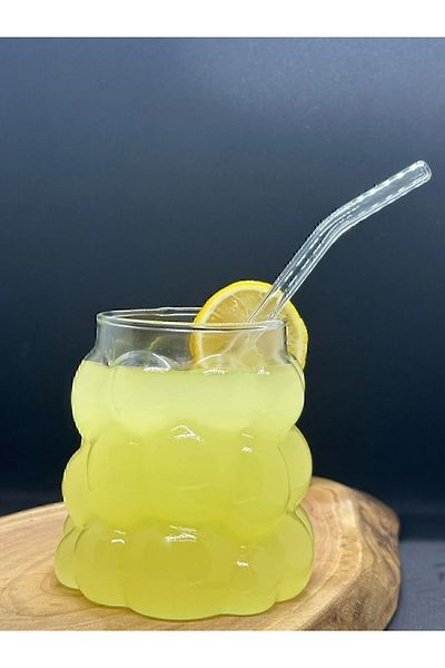 FBZhome Heat Resistant Borosilicate Bead Shaped Cup | Coffee and Presentation Glass | Borosilicate Glass