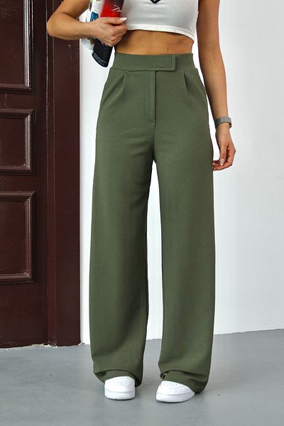 alanora Women's Lycra Velcro Closure Wide Leg Palazzo Pants