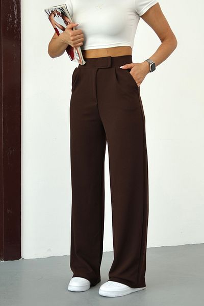 alanora Women's Lycra Velcro Closure Wide Leg Palazzo Pants