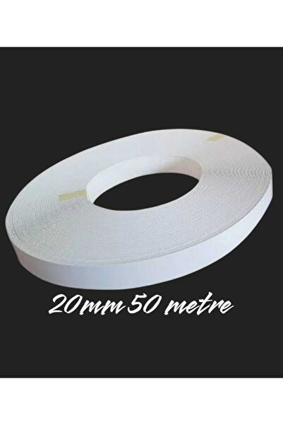 Ayşe Abladan Mobilya Kenar Bantı 20mmx50mt Mat Beyaz Ütü Bantı