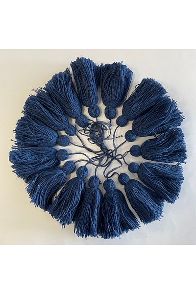 Lux Touch Liva Lavi Navy Blue Ανταλλακτικό Σετ χόμπι με βαμβακερή φούντα 15 τεμαχίων