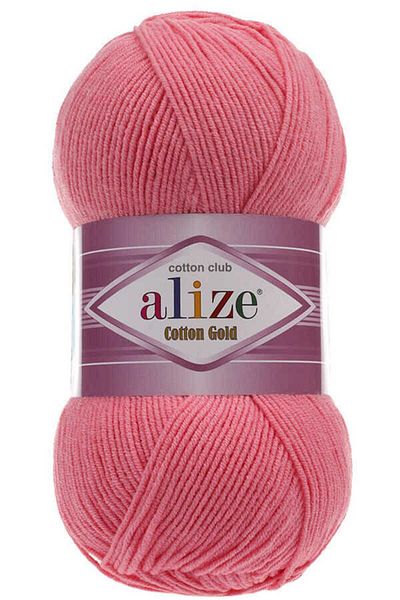 Alize Cotton Gold 33 Candy Pink Hand Knitting Yarn 100 Gr.