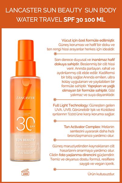 Lancaster Protective Water Spf30 100 ml for a Healthy and Young Skin
