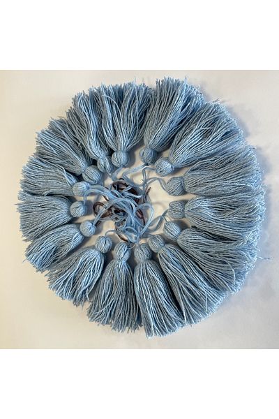 Lux Touch Liva Lavi Baby Blue Ανταλλακτικό Σετ χόμπι με βαμβακερή φούντα 15 τεμαχίων