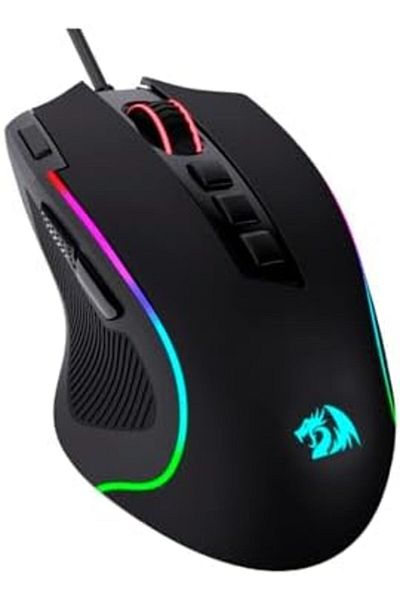 REDRAGON Wired Gaming Mouse M612 Predator RGB with 8000 DPI, 11 Programmable Buttons, 5 Lighting Mod