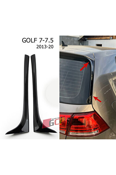 GCP German Car Parts GOLF 7 Spoiler Cam Yanı - Golf 7 Arka Cam Spoiler