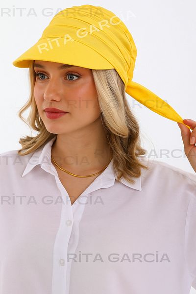 Ritagarcia Safari Tie-Up Bandana Visor with Shield