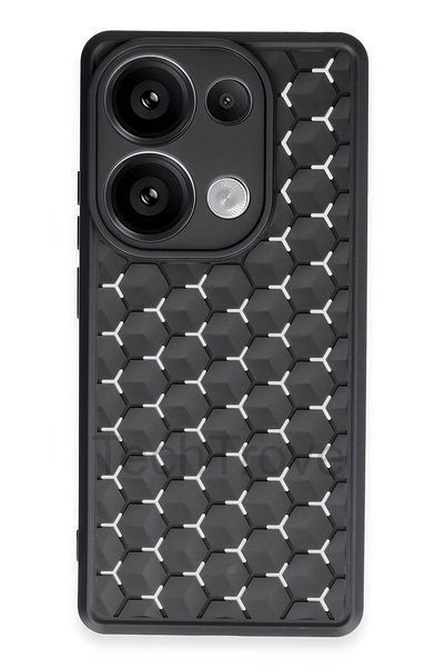 TechTrove حافظة هاتف Xiaomi Redmi Note 13 Pro 4G مع غطاء سيليكون بتصميم قرص ا...